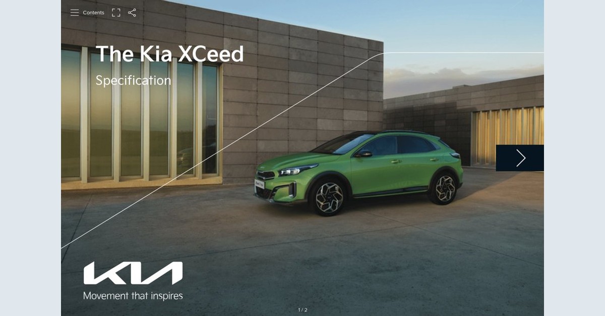 Colours - The Kia XCeed Specifications